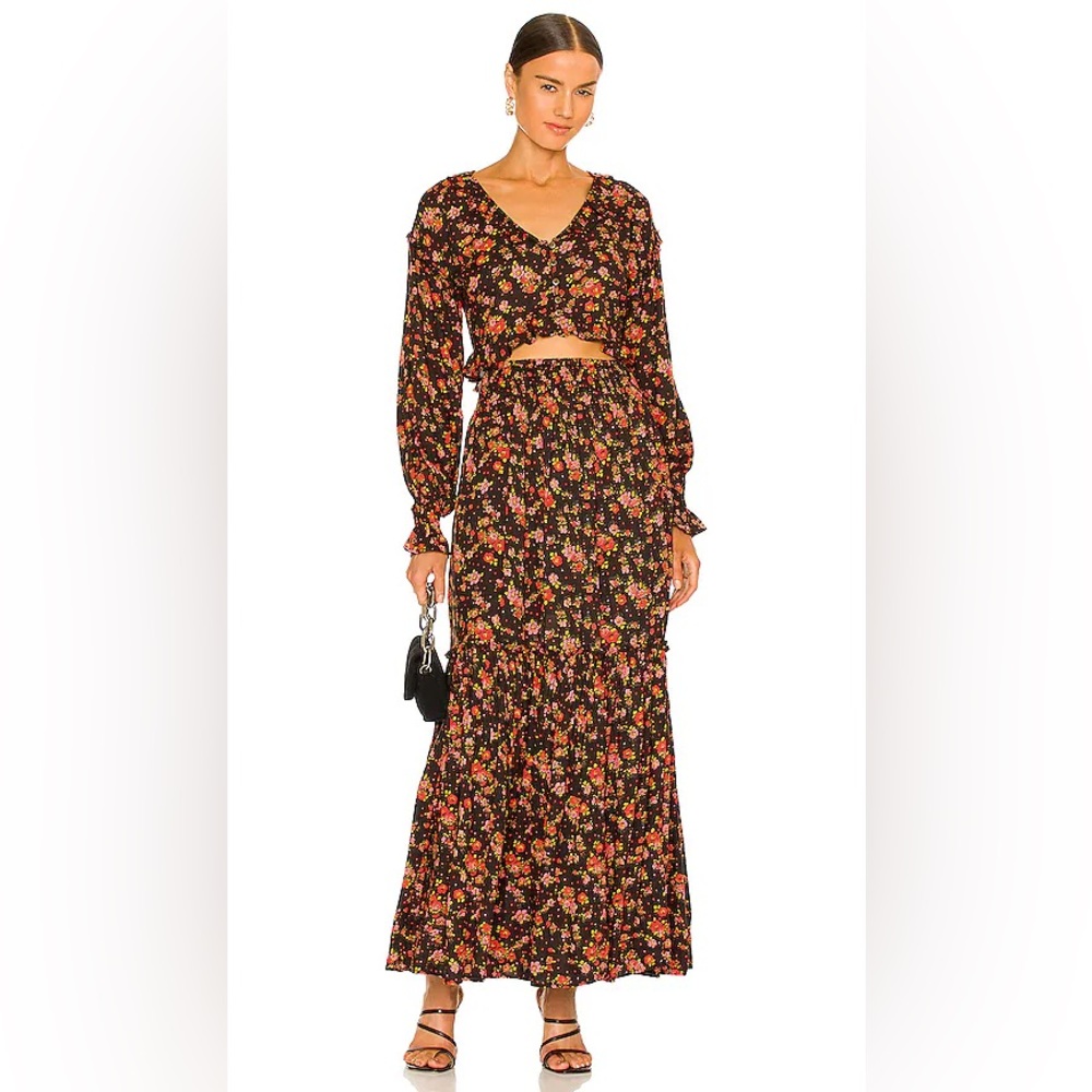 NWOT Free People Secret Garden Set in Black - Picture 5 of 5